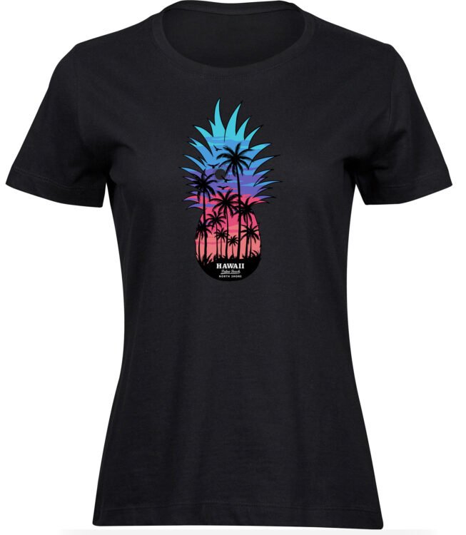 T-Shirts für FRAUEN PALM BEACH-ANANAS