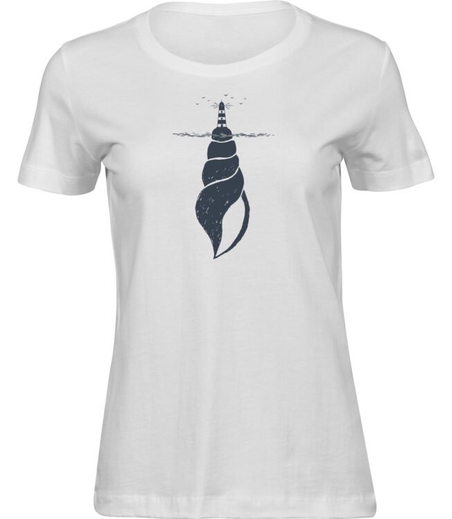 T-Shirts für FRAUEN MUSCHELN-LEUCHTTURM