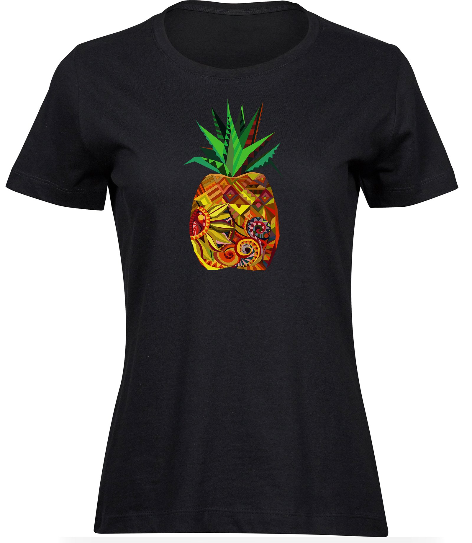 E-60 wb T-Shirts für FRAUEN DEKORATIVE ANANAS