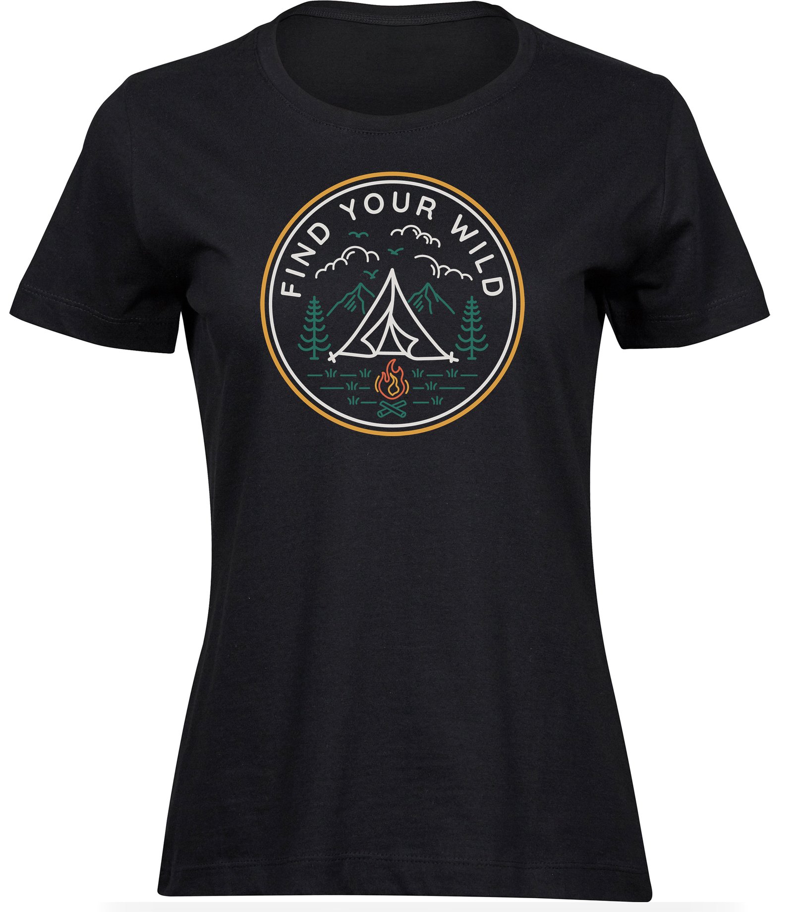F-41 wb T-Shirts für FRAUEN FIND YOUR WILD
