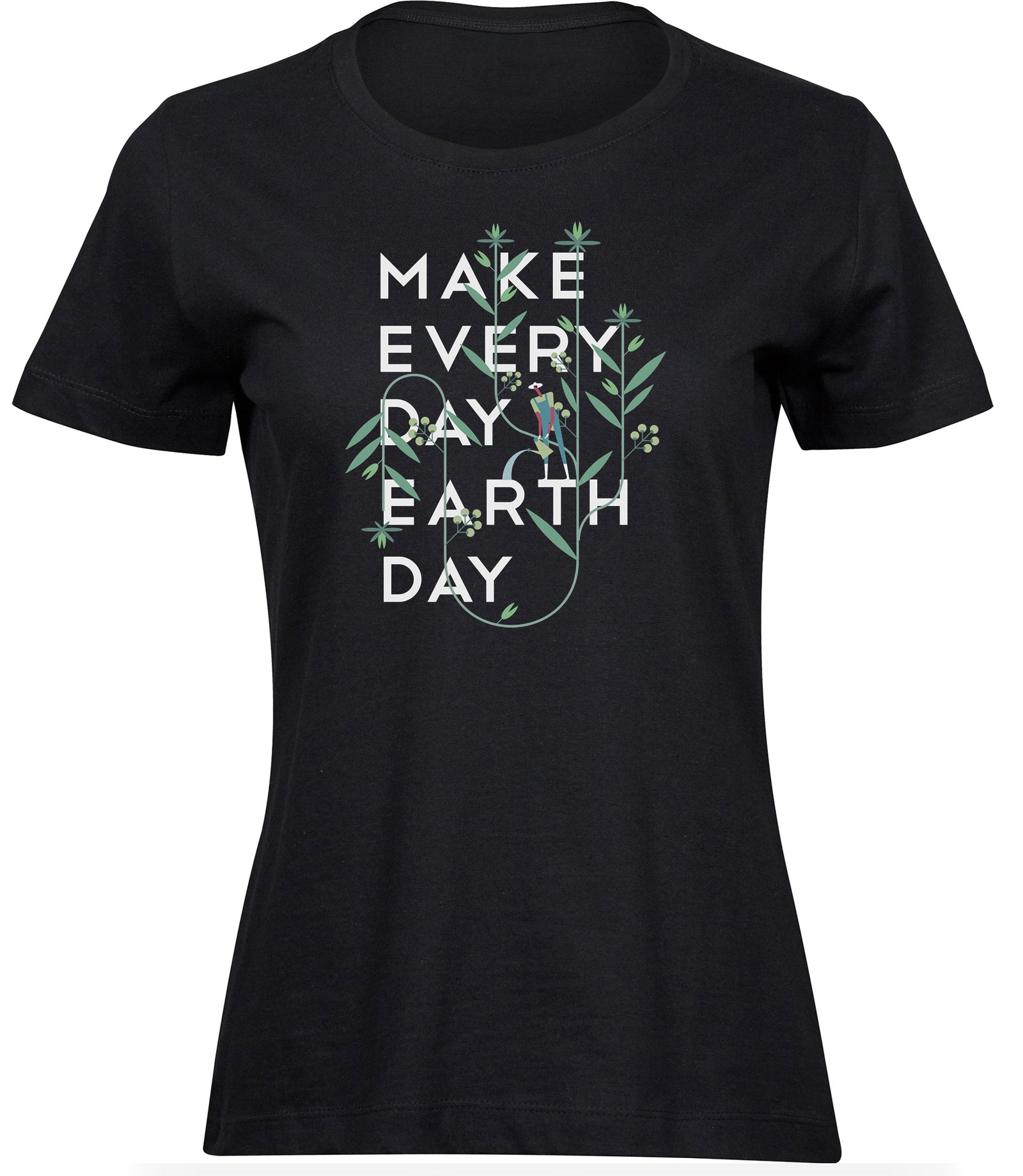 F-49-0 wb T-Shirts für FRAUEN EARTH DAY