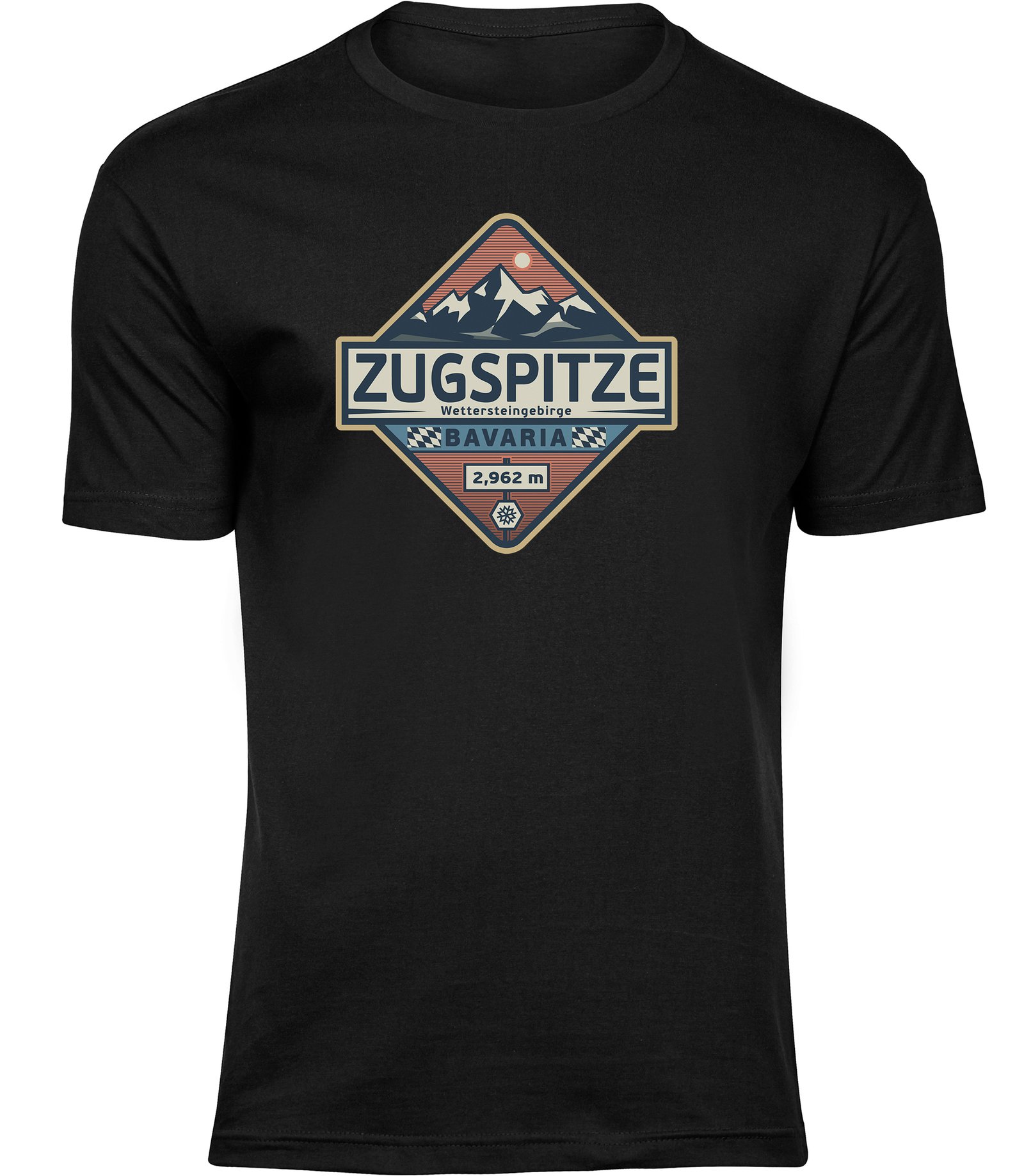 F-72 mb T-Shirts für HERREN ZUGSPITZE