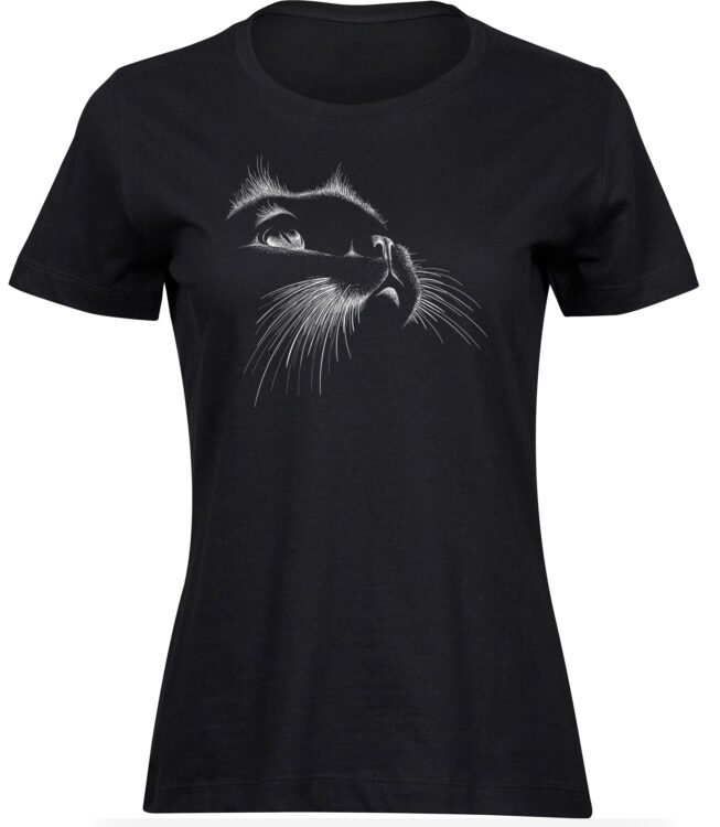 T-Shirts für FRAUEN KATZE WARTET