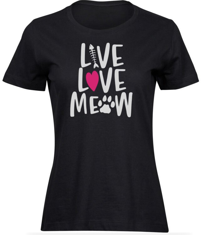 T-Shirts für FRAUEN LOVE MEOW