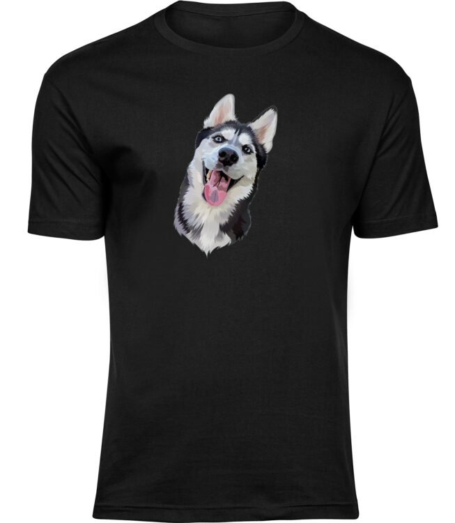 T-Shirts für HERREN SIBERIAN HUSKY