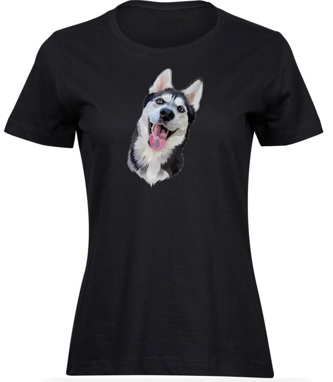 T-Shirts für FRAUEN SIBERIAN HUSKY