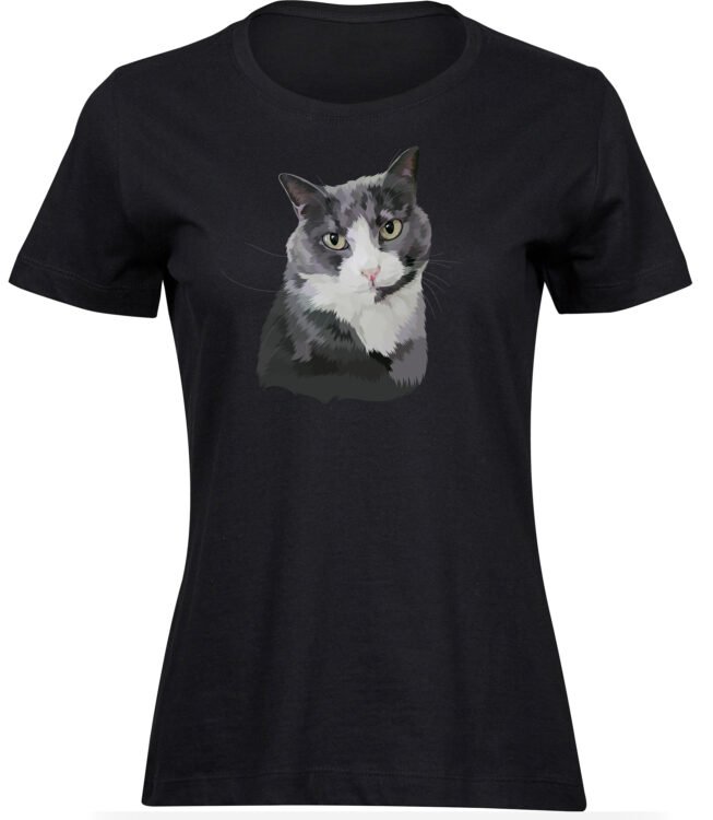 T-Shirts für FRAUEN ERNSTE KATZE