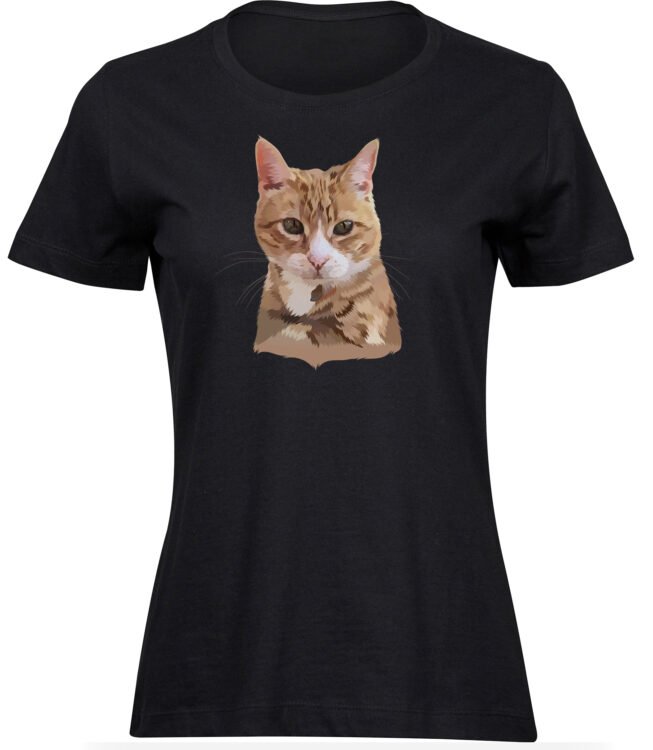 T-Shirts für FRAUEN FAULE KATZE