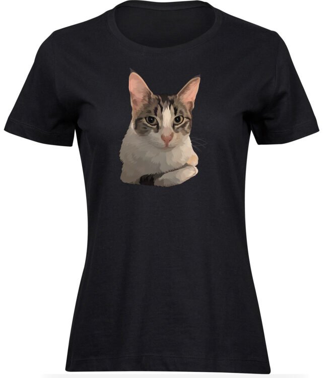 T-Shirts für FRAUEN KATZENBLICK