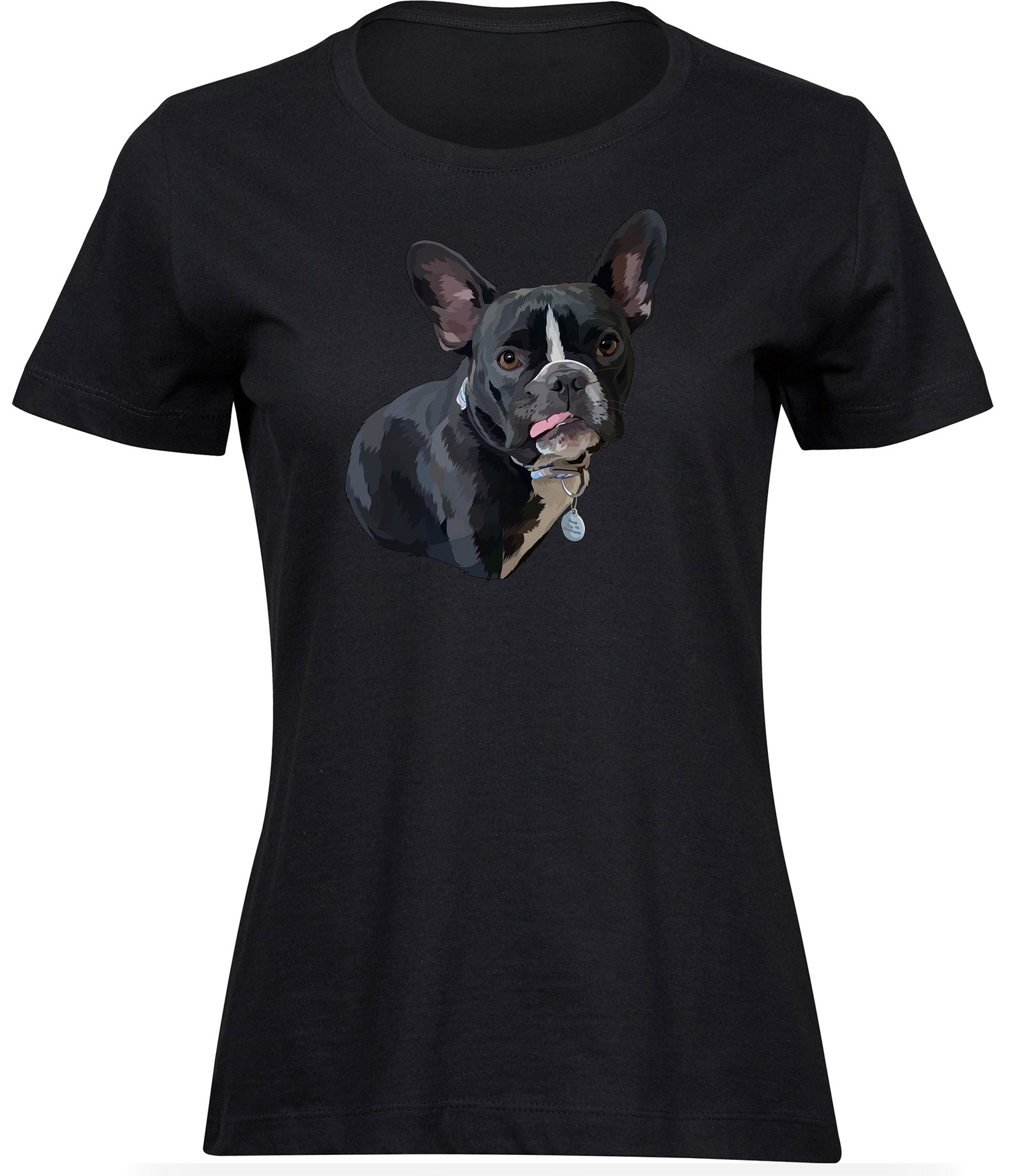 G-55 wb T-Shirts für FRAUEN KLEINER HUND