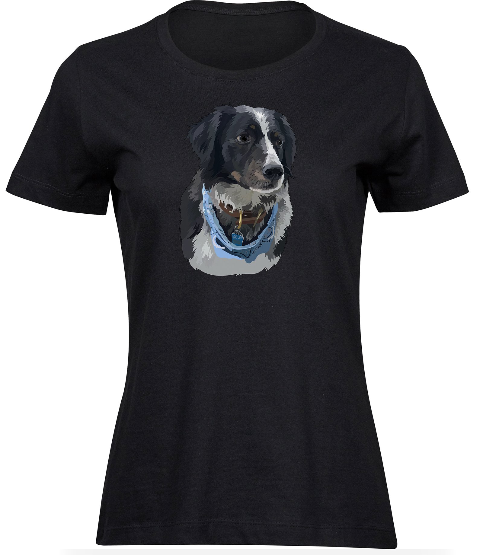 G-58 wb T-Shirts für FRAUEN HUNDE BILDER