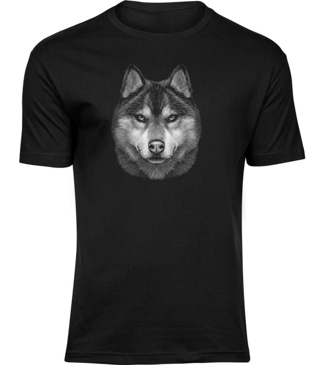 T-Shirts für HERREN GRAUER WOLF