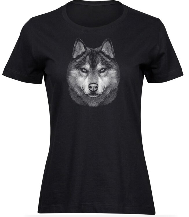 T-Shirts für FRAUEN GRAUER WOLF