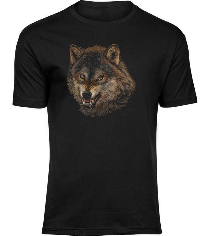 T-Shirts für HERREN WÜTENDER WOLF