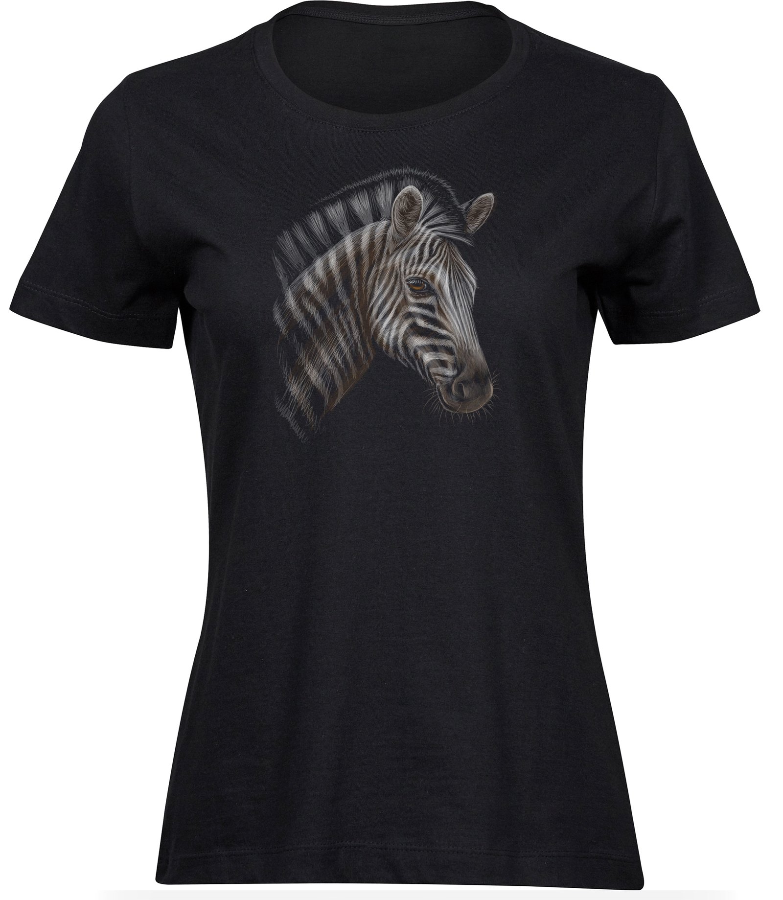 K-48 wb T-Shirts für FRAUEN ZEBRAS BILD