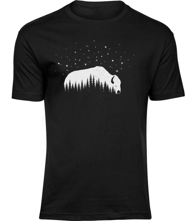 T-Shirts für HERREN STIER NACHT