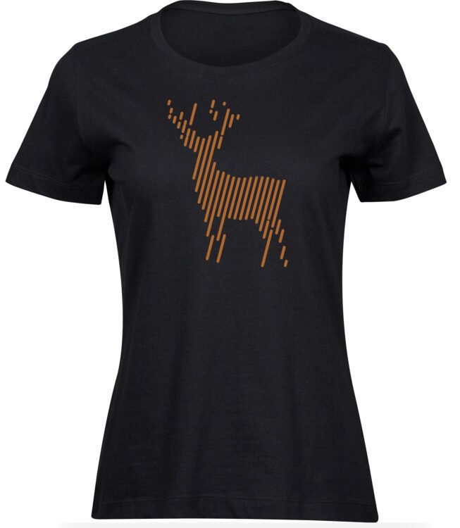 T-Shirts für FRAUEN HIRSCHMOTIV