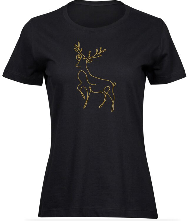 T-Shirts für FRAUEN HIRSCH LINIEN