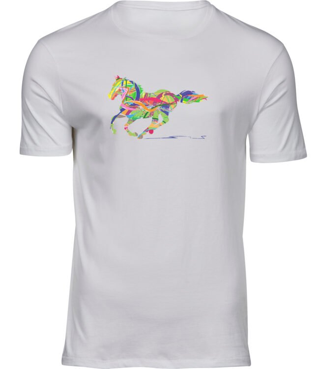 T-Shirts für HERREN FARBIGE PFERD