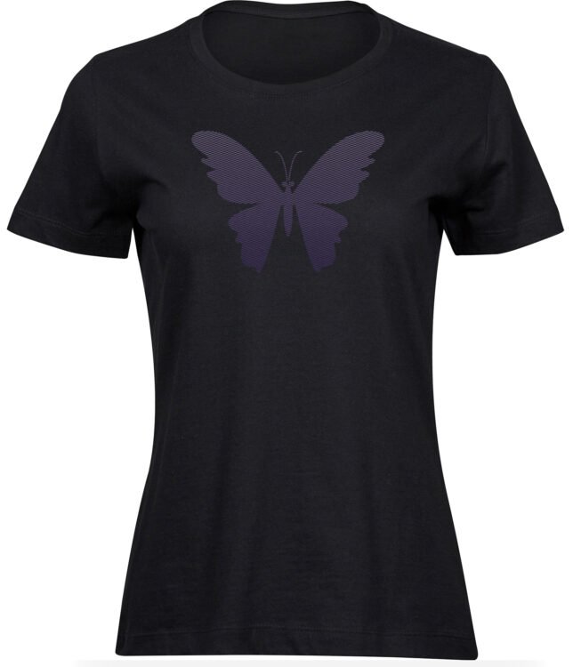 T-Shirts für FRAUEN VIOLETT SCHMETTERLING