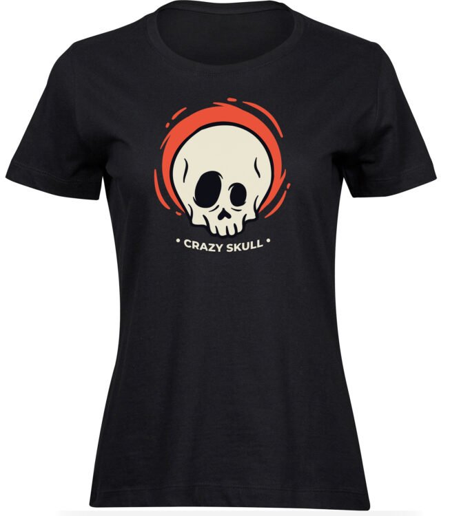 T-Shirts für FRAUEN CRAZY SKULL