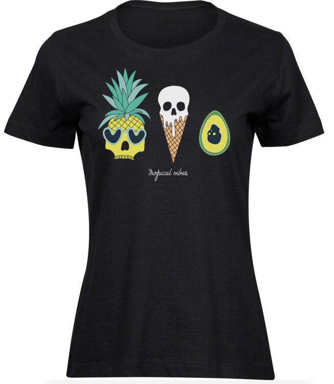 T-Shirts für FRAUEN TROPISCHE SCHÄDEL