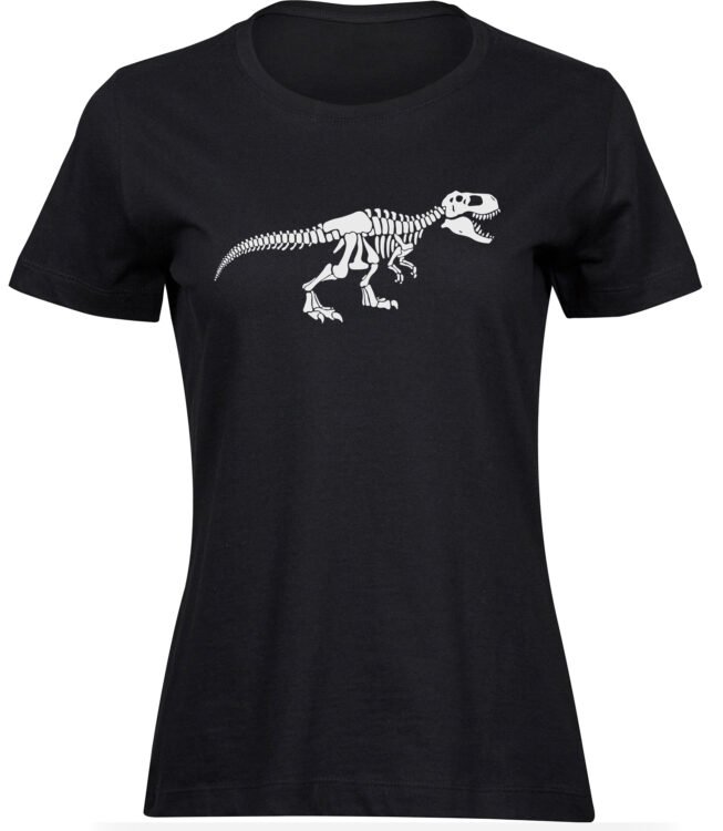 T-Shirts für FRAUEN DINOSAURIER SKELETT