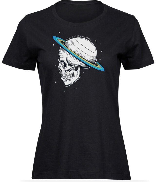 T-Shirts für FRAUEN WELTRAUM SCHÄDEL