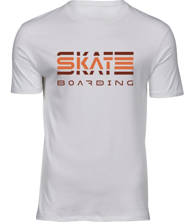 HERREN Weiss Tshirt 3 SKATE