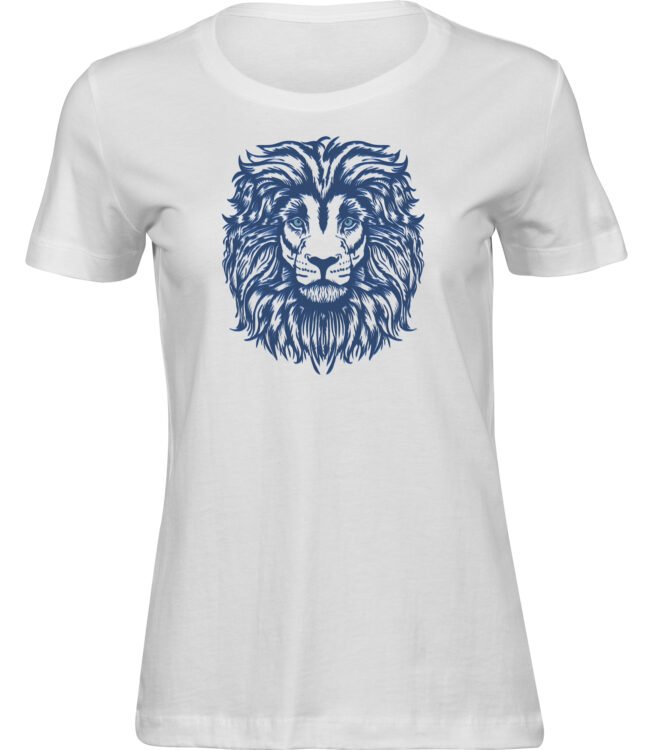 T-Shirts für FRAUEN BLAUER LÖWE
