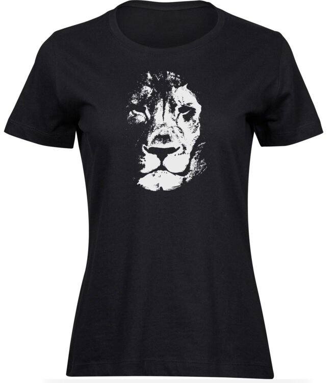 I-18 wb T-Shirts für FRAUEN LÖWIN SCHATTEN