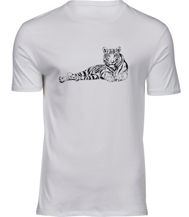 T-Shirts für HERREN LIEGENDER TIGER