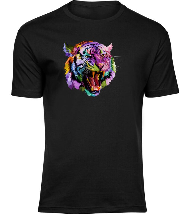 T-Shirts für HERREN FARBIGER TIGER