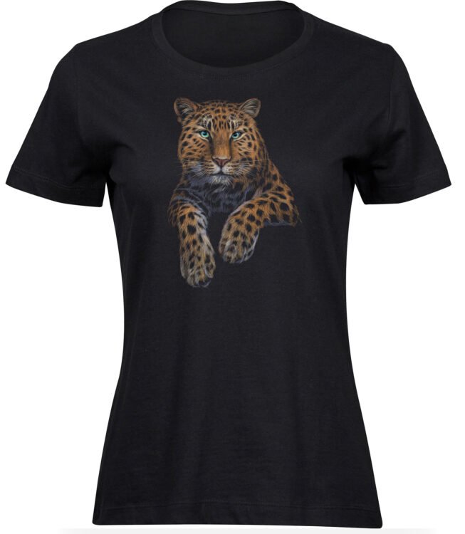 T-Shirts für FRAUEN ENTSPANNTER LEOPARD