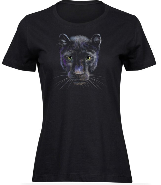 T-Shirts für FRAUEN SCHWARZER PANTHER