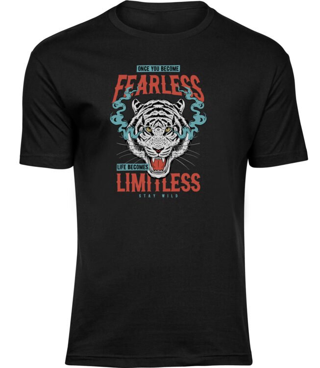 T-Shirts für HERREN FEARLESS TIGER