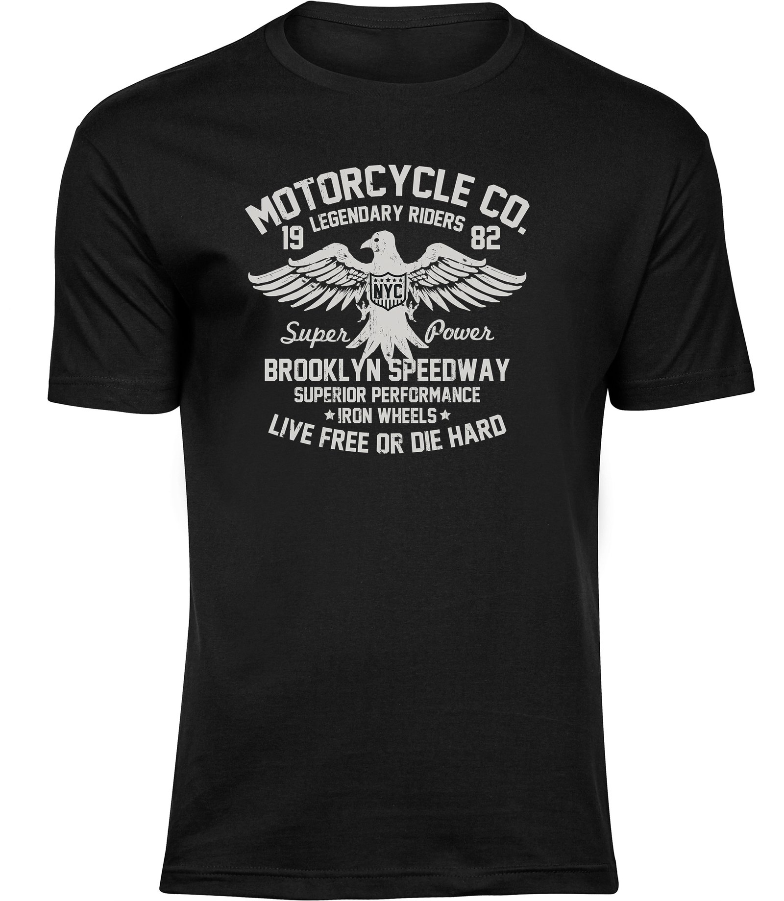 M-9 mb T-Shirts für HERREN MOTORCYCLE RIDERS