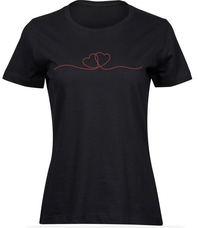 T-Shirts für FRAUEN ZWEI HERZEN