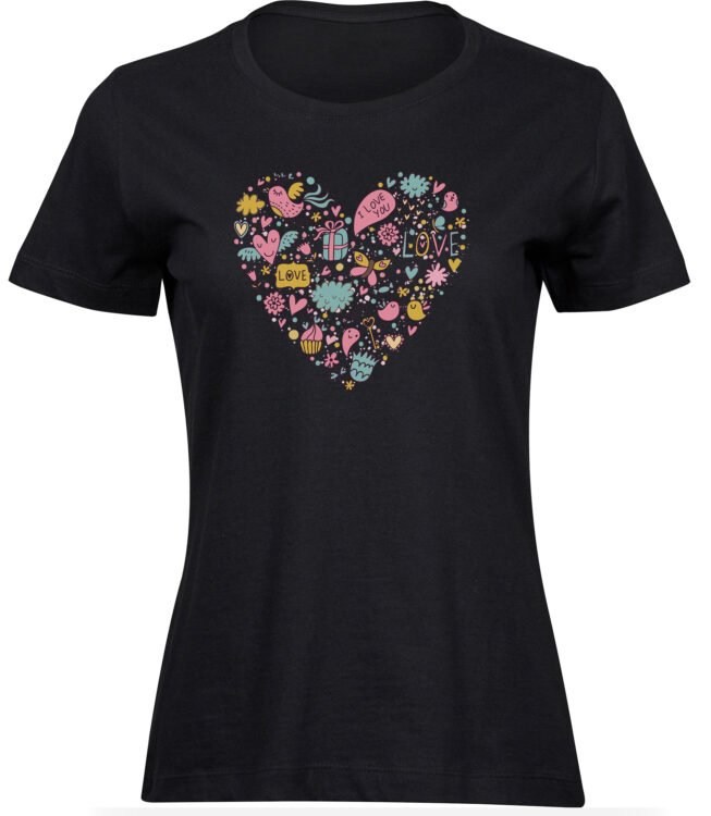 T-Shirts für FRAUEN NETTES HERZ