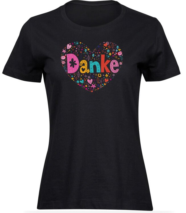 T-Shirts für FRAUEN DANKE HERZ