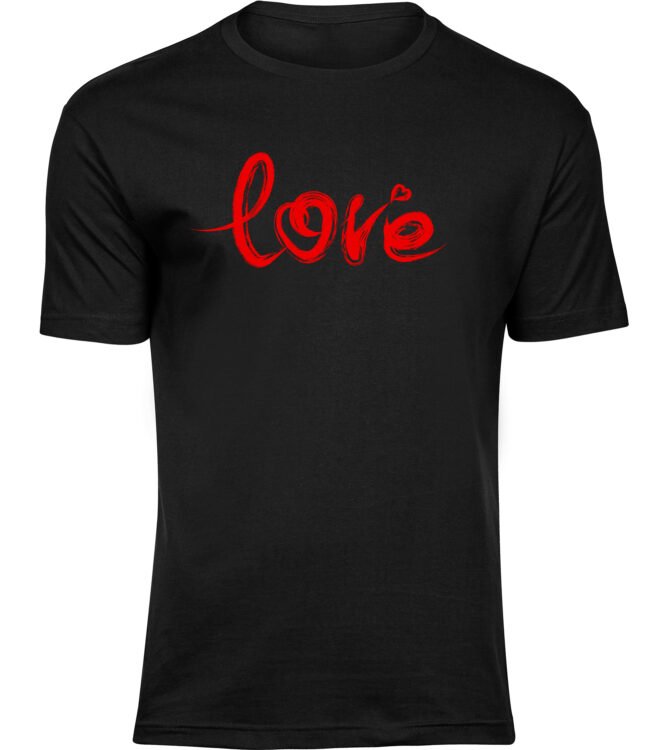 T-Shirts für HERREN LOVE SCHRIFTZUG