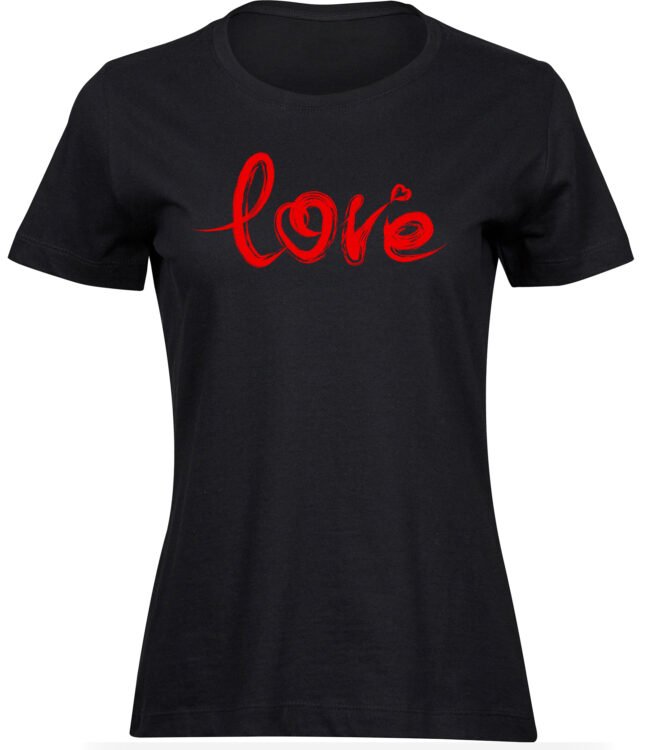 T-Shirts für FRAUEN LOVE SCHRIFTZUG
