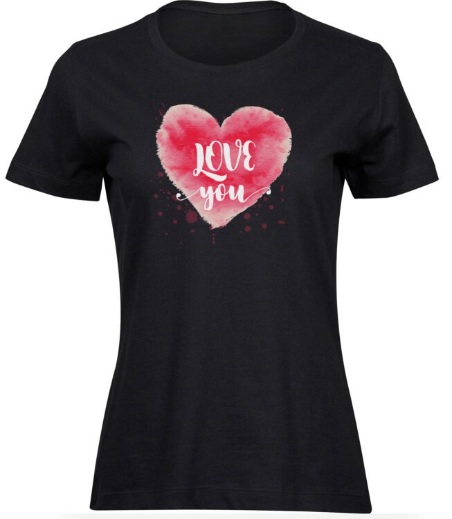 T-Shirts für FRAUEN LOVE YOU