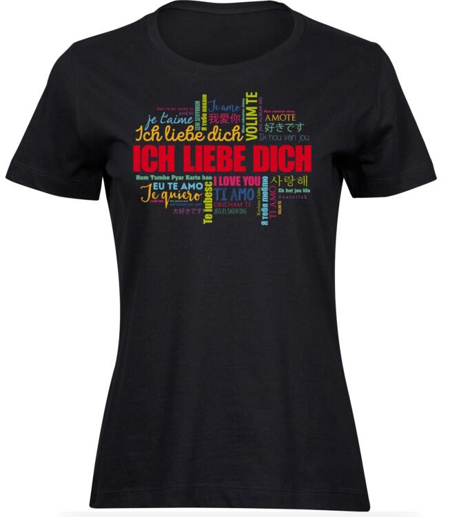 T-Shirts für FRAUEN LIEBE WOLKE