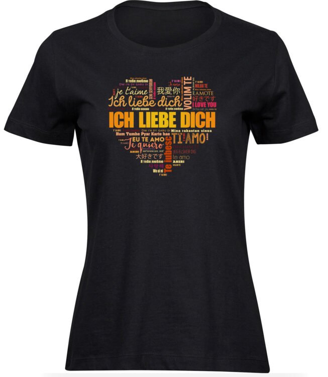 T-Shirts für FRAUEN ICH LIEBE DICH