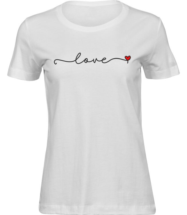 T-Shirts für FRAUEN LOVE LINIE