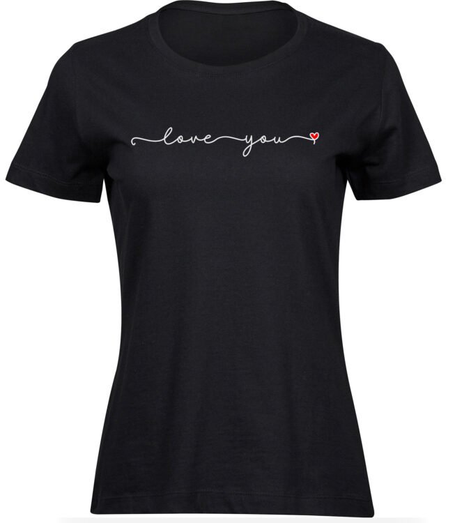 T-Shirts für FRAUEN LOVE YOU
