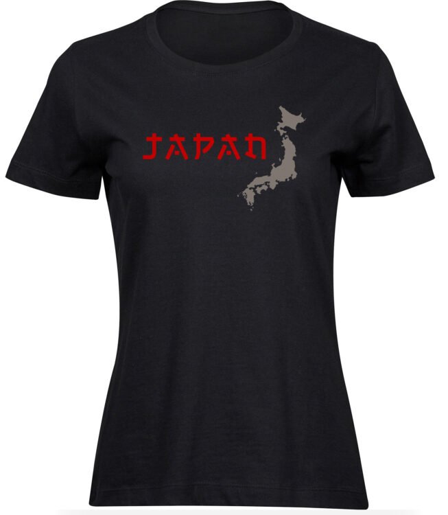 T-Shirts für FRAUEN JAPAN KARTE