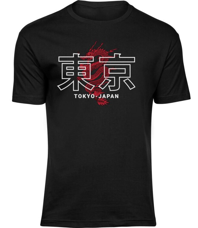 T-Shirts für HERREN JAPAN KALLIGRAPHIE