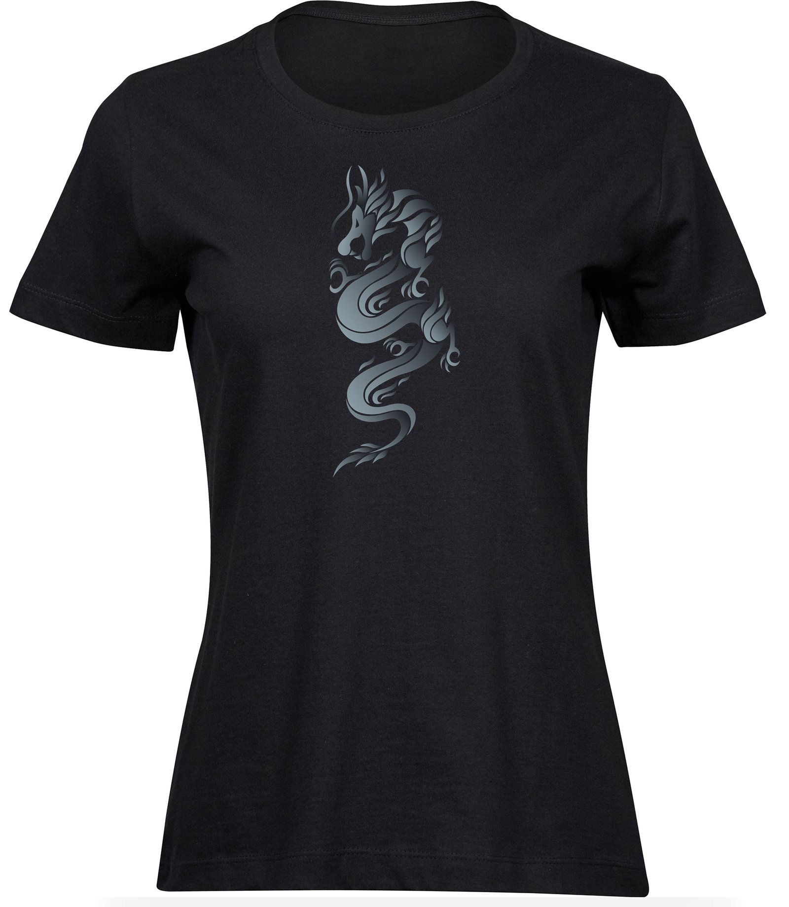 O-42 wb T-Shirts für FRAUEN DRACHEN RAUCH